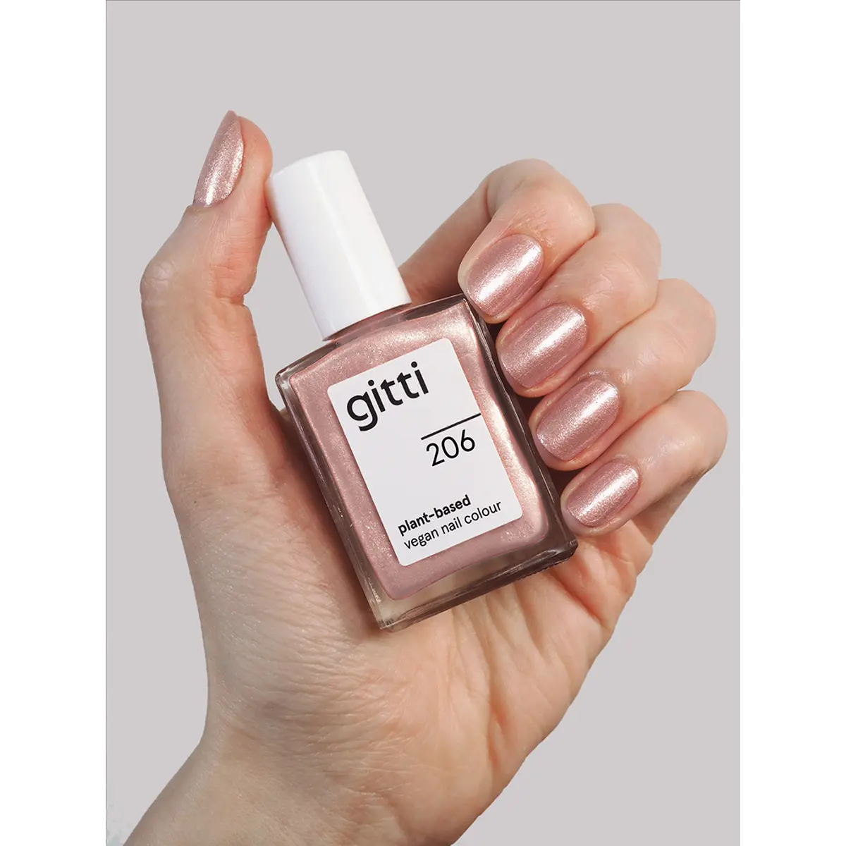 Gitti Nail Polish 206 - Pink Gleam