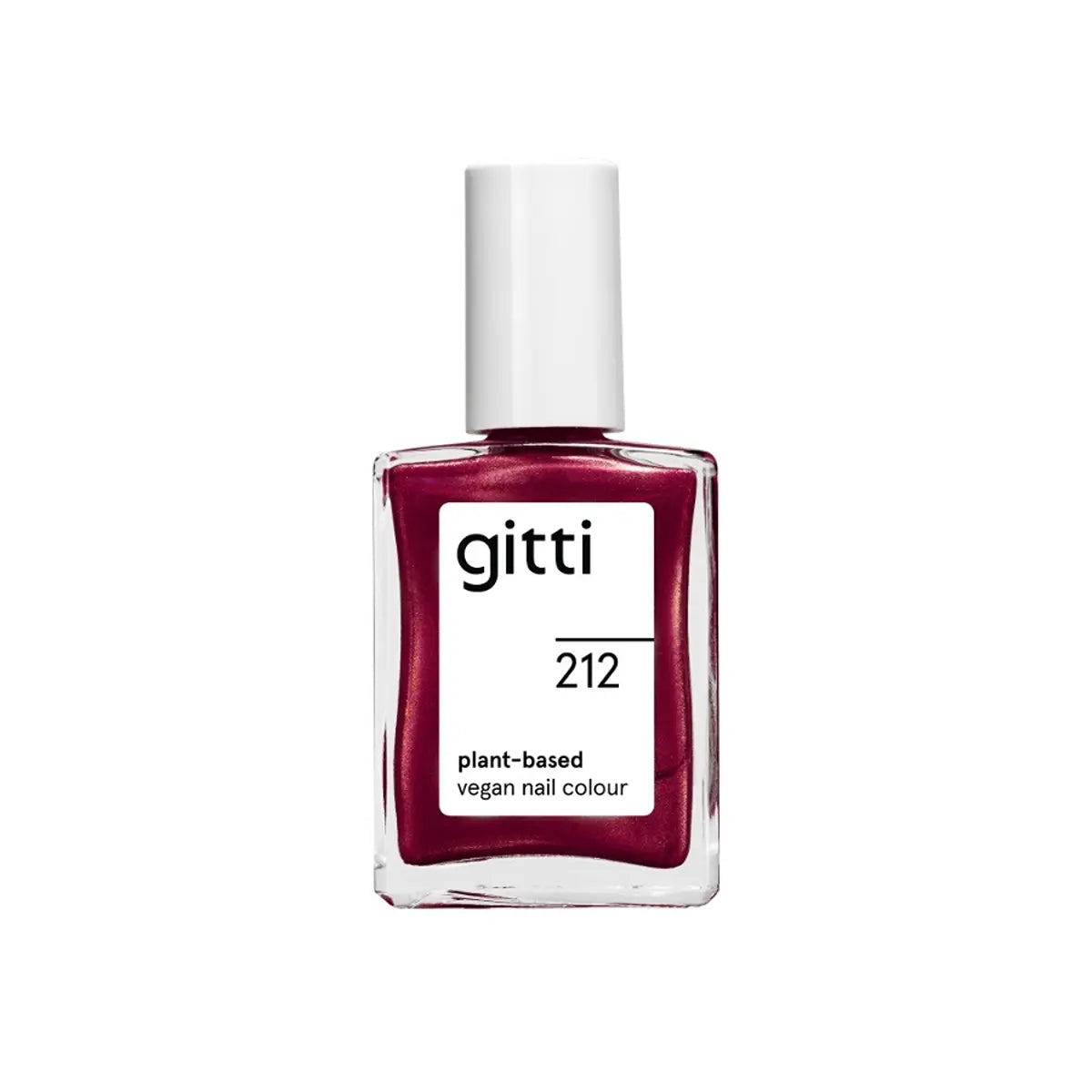 Gitti Nail Polish 212 - Cranberry Glitter