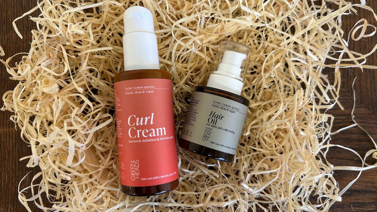 Recension: Green Heads Hair Oil och Curl Cream