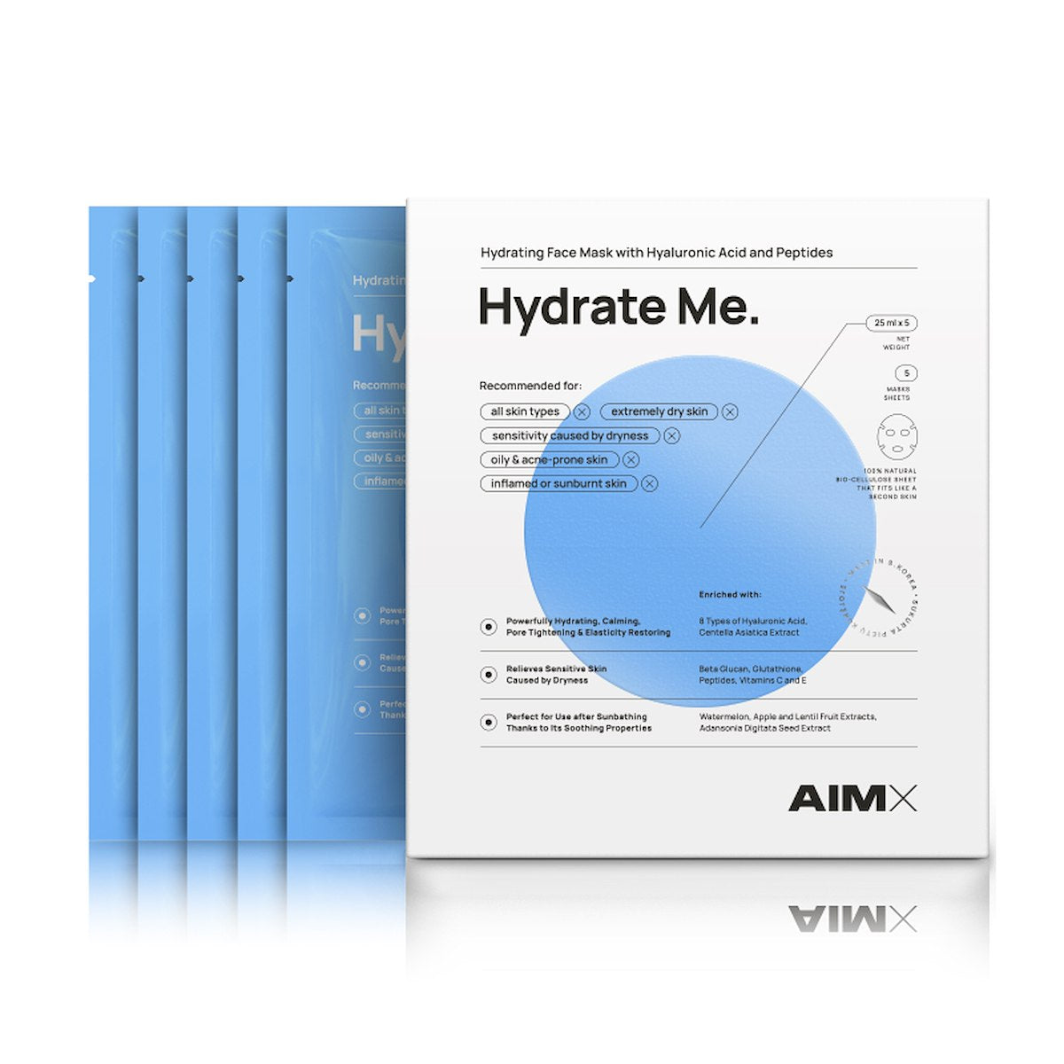 AIMX "Hydrate Me“ moisturizing Face Mask