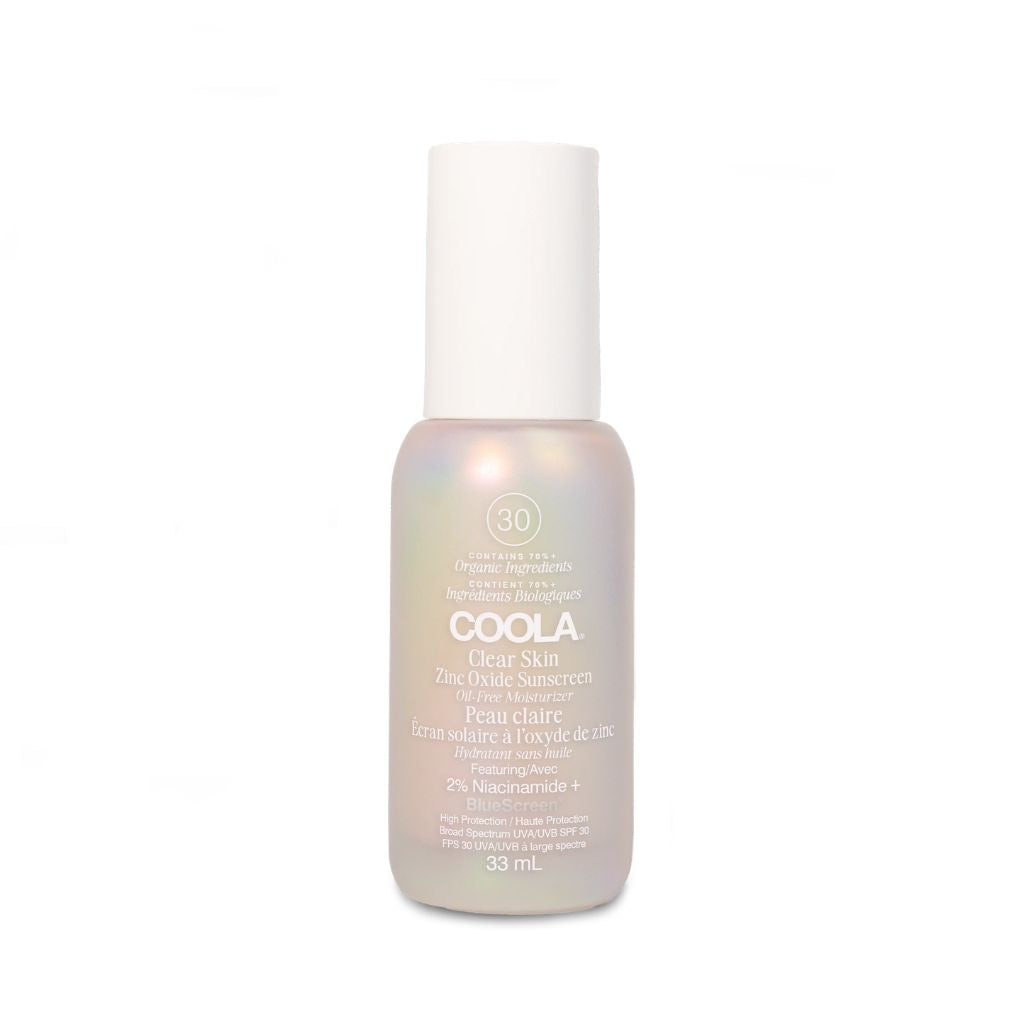COOLA Clear Skin Zinc Oxide Sunscreen Oil-Free Moisturizer SPF 30 – produktbild