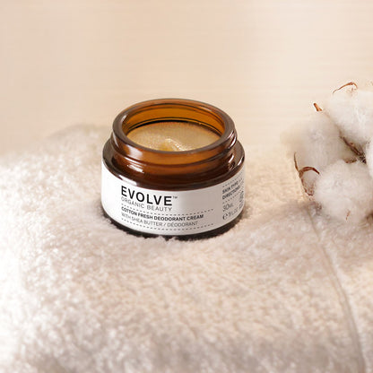 Evolve Cotton Fresh Deodorant Cream, 30 ml