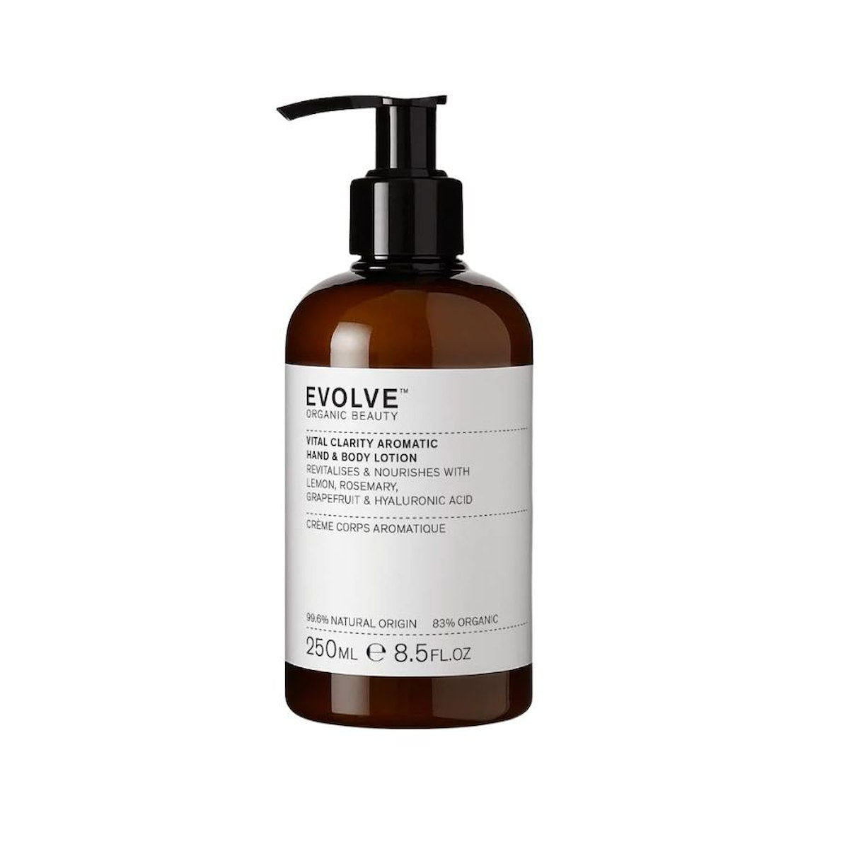 Evolve Vital Clarity Aromatic Hand &amp; Body Lotion, 250 ml