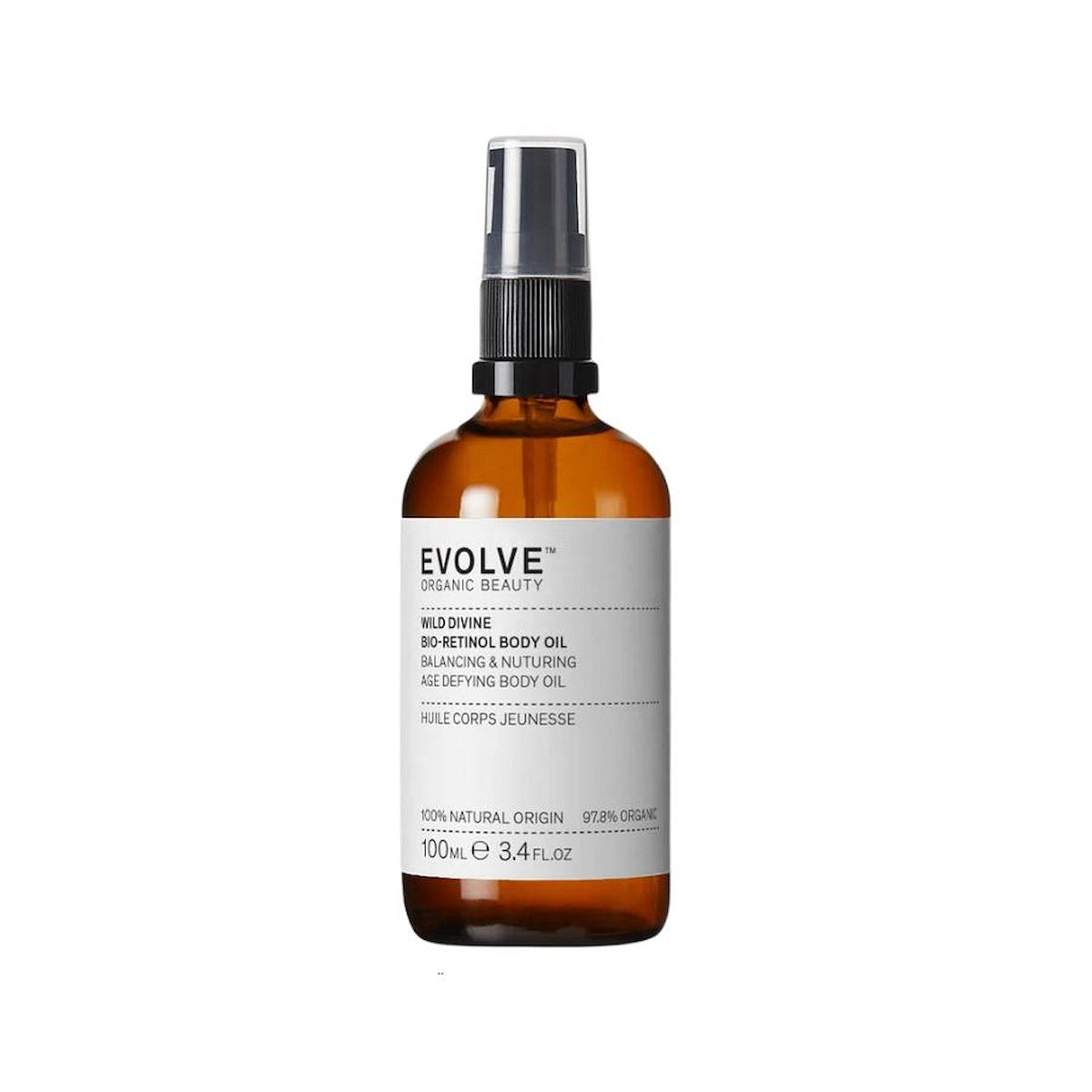 Evolove Wild Devine Bio Retinol Body Oil, 100 ml