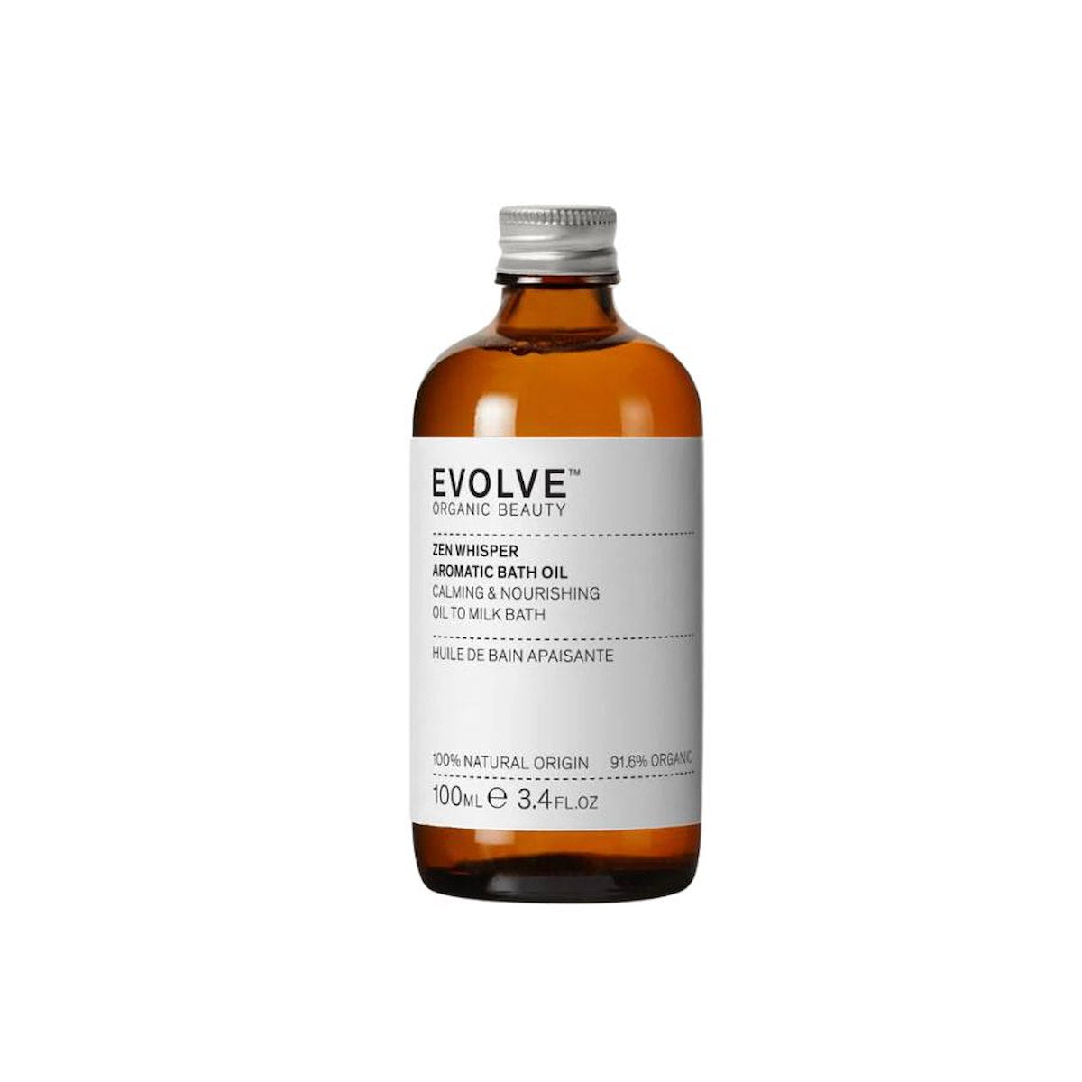 Evolve Zen Whisper Aromatic Bath Oil, 100ml
