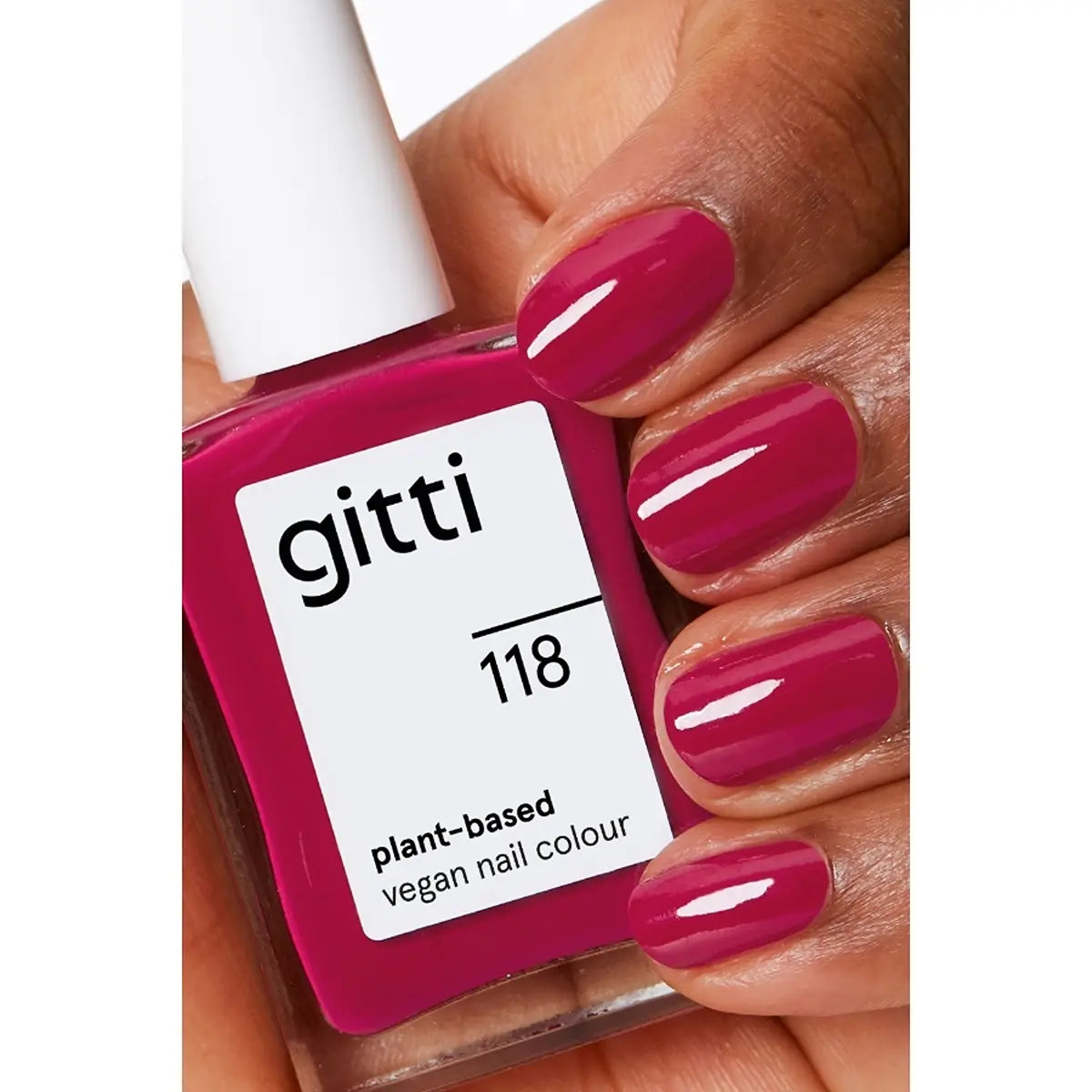 Gitti Nail Polish 118 - Raspberry Red