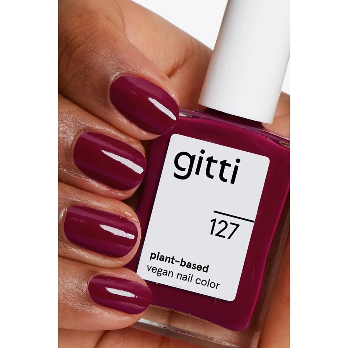 Gitti Nail Polish 127 - Red Plum