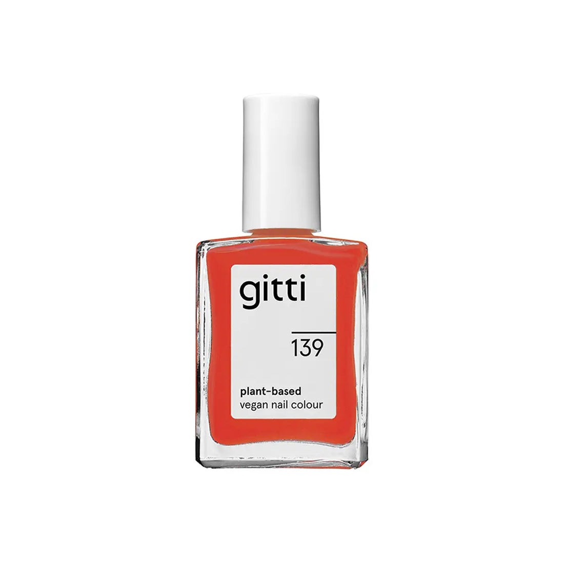 Gitti Nail Polish 139 - Fiery Orange Red