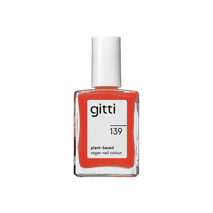 Gitti Nail Polish 139 - Fiery Orange Red