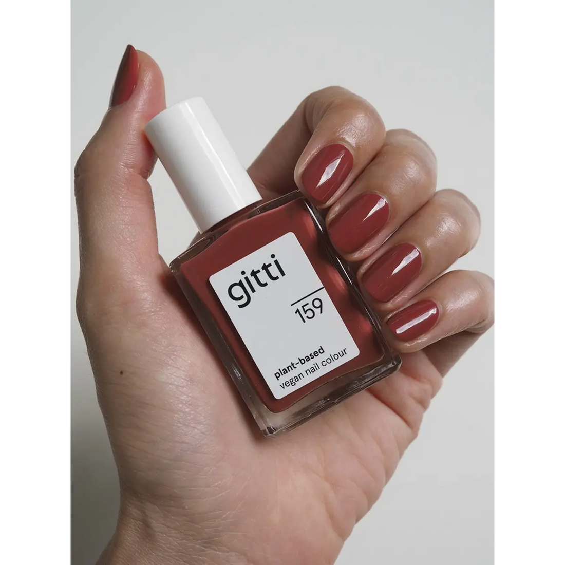Gitti Nail Polish 159 - Rust Sienna Red