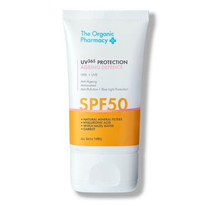 The Organic Pharmacy UV 365 Protection Ageing Defence SPF 50, 40 ml