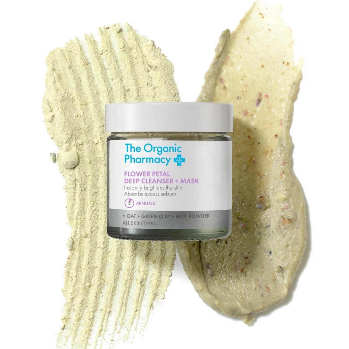 The Organic Pharmacy Flower Petal Deep Cleanser &amp; Mask, 40 ml