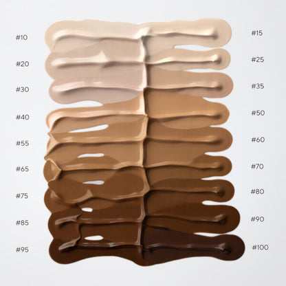 MÁDARA SKINONYM Semi-Matte Peptide Foundation, 20 IVORY 30 ml
