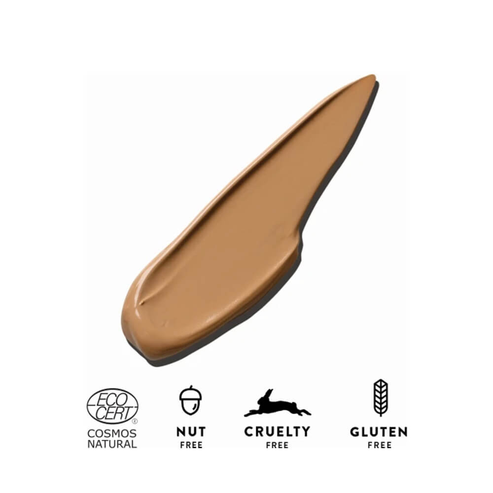 MÁDARA SKINONYM Semi-Matte Peptide Foundation, 50 GOLDEN SAND 30 ml