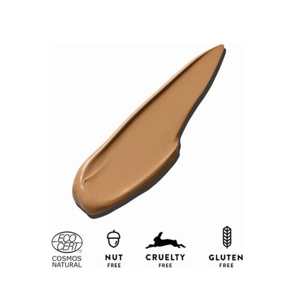 MÁDARA SKINONYM Semi-Matte Peptide Foundation, 50 GOLDEN SAND 30 ml