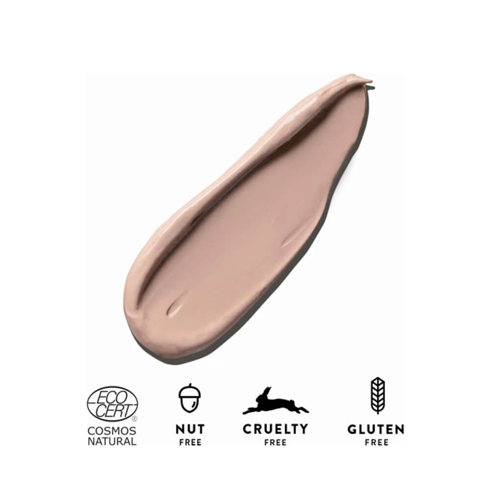 MÁDARA SKINONYM Semi-Matte Peptide Foundation, 30 ROSE IVORY 30 ml