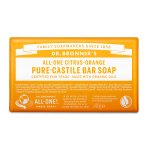 dr bronners citrus-orange bar soap